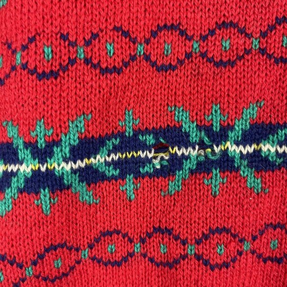 Vintage Hunt Club Scotland 100% Shetland Wool Sweater Men's Size L Defect, read* - Picture 10 of 16